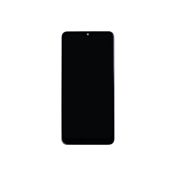 Sk�rm til Samsung Galaxy A22 4G A225F med ramme Sort Incell
