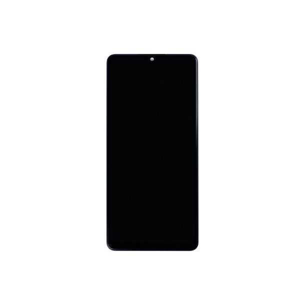 Sk�rm til Samsung Galaxy A42 5G A426B med ramme Prism Dot Sort Incell