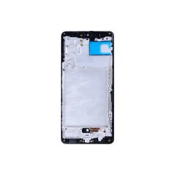Sk�rm til Samsung Galaxy A42 5G A426B med ramme Prism Dot Sort Incell