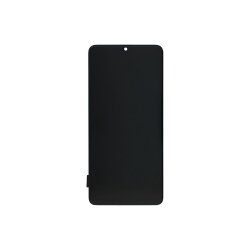 Sk�rm til Samsung Galaxy A41 A415F med ramme Prism Crush Sort Incell