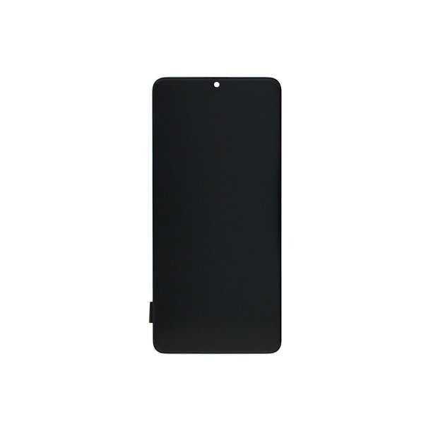 Sk�rm til Samsung Galaxy A41 A415F med ramme Prism Crush Sort Incell