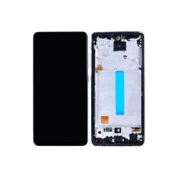 Sk�rm til Samsung Galaxy A52 4G A525F / 5G A526B / A52s 5G A528B med ramme Awesome Sort Incell