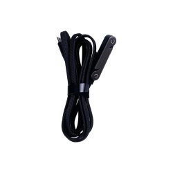 Datakabel USB-C til USB-C med foldbar holder 150cm Sort