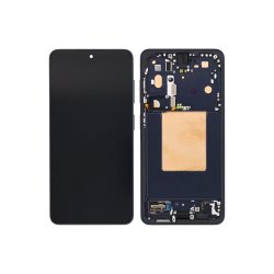 Sk�rm til Samsung Galaxy S26 S942B med ramme Sort Service Pack formonteret 120Hz
