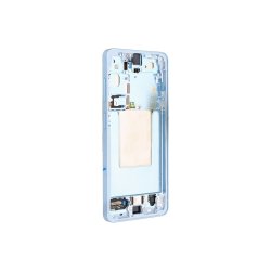 Sk�rm til Samsung Galaxy S26 S942B med ramme Sky Bl� Service Pack formonteret 120Hz