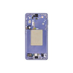 Sk�rm til Samsung Galaxy S26 S942B med ramme Cobalt Violet Service Pack formonteret 120Hz