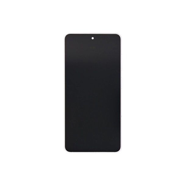 Sk�rm til Samsung Galaxy S26 S942B med ramme Hvid Service Pack formonteret 120Hz
