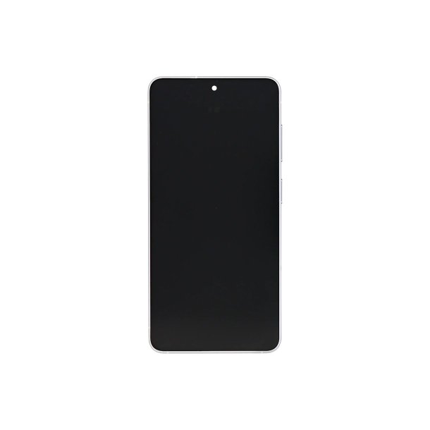 Sk�rm til Samsung Galaxy S26 S942B med ramme S�lv Shadow Service Pack formonteret 120Hz
