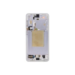 Sk�rm til Samsung Galaxy S26 S942B med ramme S�lv Shadow Service Pack formonteret 120Hz