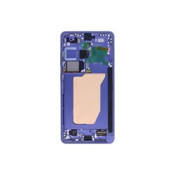 Sk�rm til Samsung Galaxy S26 Ultra S948B med ramme Cobalt Violet Service Pack formonteret 120Hz