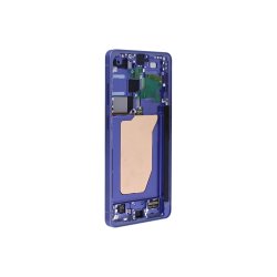 Sk�rm til Samsung Galaxy S26 Ultra S948B med ramme Cobalt Violet Service Pack formonteret 120Hz