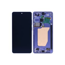 Sk�rm til Samsung Galaxy S26 Ultra S948B med ramme Cobalt Violet Service Pack formonteret 120Hz