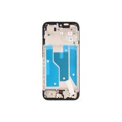 Sk�rm til Motorola Moto G67 / G77 med ramme Sort Service Pack 120Hz