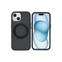 Rixus SnapGrip 360 Cover med MagSafe til iPhone 15 Sort