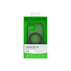 Rixus SnapGrip 360 Cover med MagSafe til iPhone 15 Sort