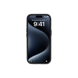 Rixus SnapGrip 360 Cover med MagSafe til iPhone 15 Pro Sort