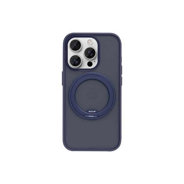 Rixus SnapGrip 360 Cover med MagSafe til iPhone 15 Pro Bl�