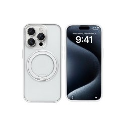 Rixus SnapGrip 360 Cover med MagSafe til iPhone 15 Pro Hvid