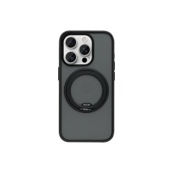 Rixus SnapGrip 360 Cover med MagSafe til iPhone 15 Pro Max Sort