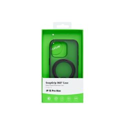 Rixus SnapGrip 360 Cover med MagSafe til iPhone 15 Pro Max Sort