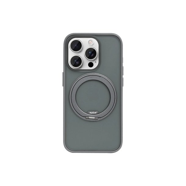Rixus SnapGrip 360 Cover med MagSafe til iPhone 15 Pro Max Gr�