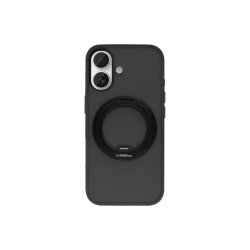 Rixus SnapGrip 360 Cover med MagSafe til iPhone 16 Sort