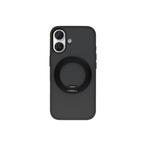 Rixus SnapGrip 360 Cover med MagSafe til iPhone 16 Sort