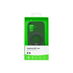 Rixus SnapGrip 360 Cover med MagSafe til iPhone 16 Sort