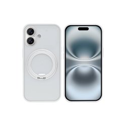 Rixus SnapGrip 360 Cover med MagSafe til iPhone 16 Hvid