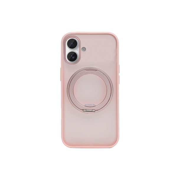 Rixus SnapGrip 360 Cover med MagSafe til iPhone 16 Pink