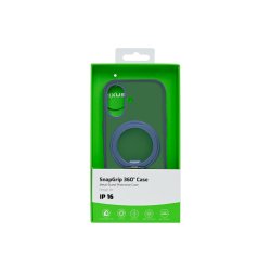 Rixus SnapGrip 360 Cover med MagSafe til iPhone 16 Bl�