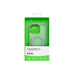Rixus SnapGrip 360 Cover med MagSafe til iPhone 16 Pro Hvid