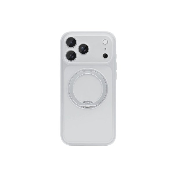 Rixus SnapGrip 360 Cover med MagSafe til iPhone 17 Pro Hvid