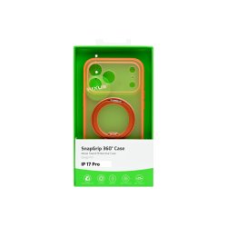 Rixus SnapGrip 360 Cover med MagSafe til iPhone 17 Pro Orange