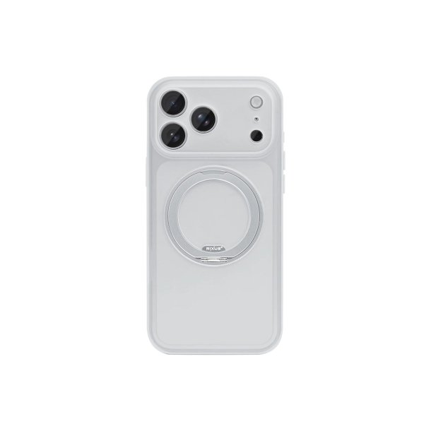 Rixus SnapGrip 360 Cover med MagSafe til iPhone 17 Pro Max Hvid