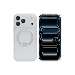 Rixus SnapGrip 360 Cover med MagSafe til iPhone 17 Pro Max Hvid