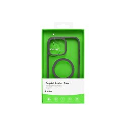 Rixus Crystal Amber Cover med MagSafe til iPhone 16 Pro Gr�