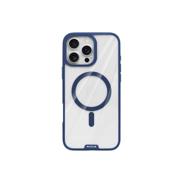 Rixus Crystal Amber Cover med MagSafe til iPhone 16 Pro Max Bl�