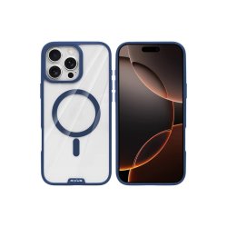 Rixus Crystal Amber Cover med MagSafe til iPhone 16 Pro Max Bl�