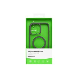Rixus Crystal Amber Cover med MagSafe til iPhone 16 Pro Max Gr�