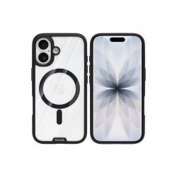 Rixus Crystal Amber Cover med MagSafe til iPhone 17 Sort