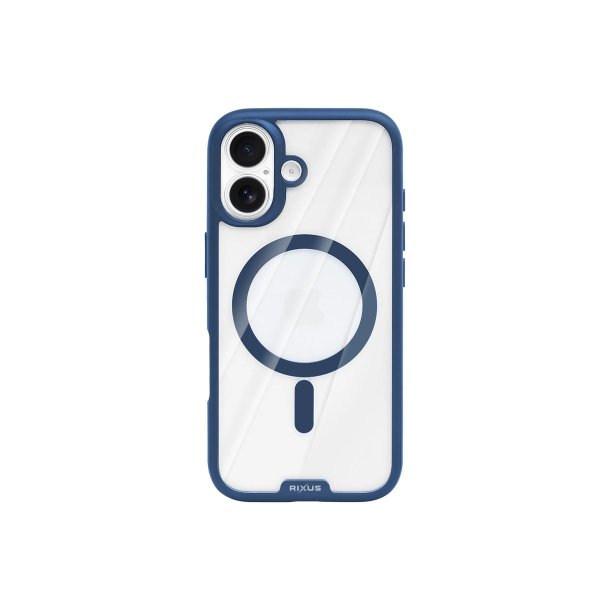 Rixus Crystal Amber Cover med MagSafe til iPhone 17 Bl�