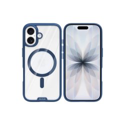 Rixus Crystal Amber Cover med MagSafe til iPhone 17 Bl�