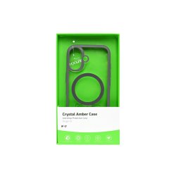 Rixus Crystal Amber Cover med MagSafe til iPhone 17 Gr�