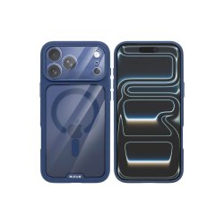 Rixus Crystal Amber Cover med MagSafe til iPhone 17 Pro Bl�