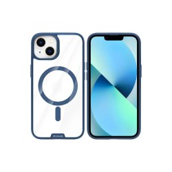 Rixus Crystal Amber Cover med MagSafe til iPhone 13 Bl�