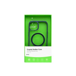 Rixus Crystal Amber Cover med MagSafe til iPhone 13 Bl�