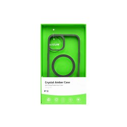 Rixus Crystal Amber Cover med MagSafe til iPhone 13 Gr�