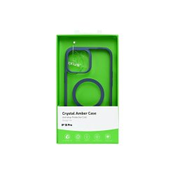 Rixus Crystal Amber Cover med MagSafe til iPhone 13 Pro Bl�