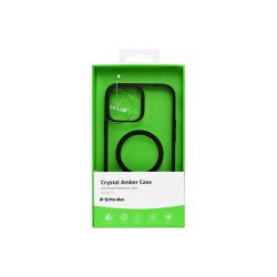 Rixus Crystal Amber Cover med MagSafe til iPhone 13 Pro Max Sort